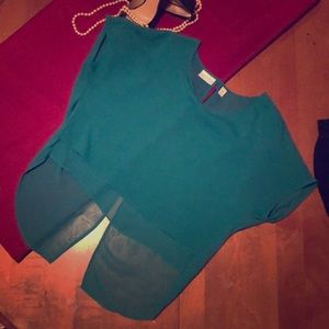 Emerald green blouse